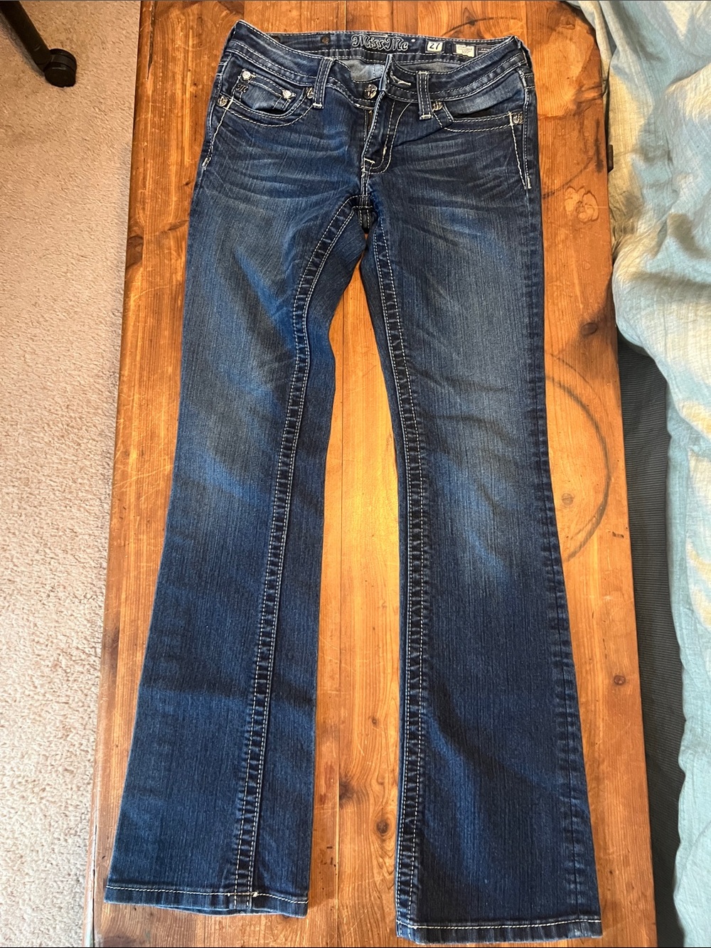 Miss Me Dark Blue bootcut Jeans
